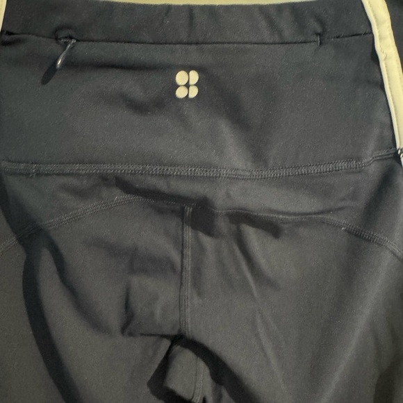 Sweaty Betty Kick Flare Power Workout Trousers Bootleg Navy Size XS - Picture 6 of 16